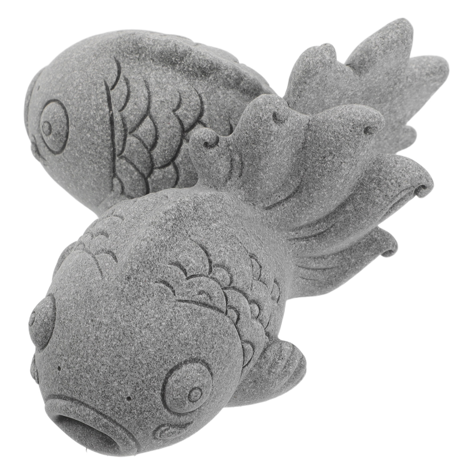 Bonsai Koi Garden - 2Pcs Koi Fish Garden Statues Realistic