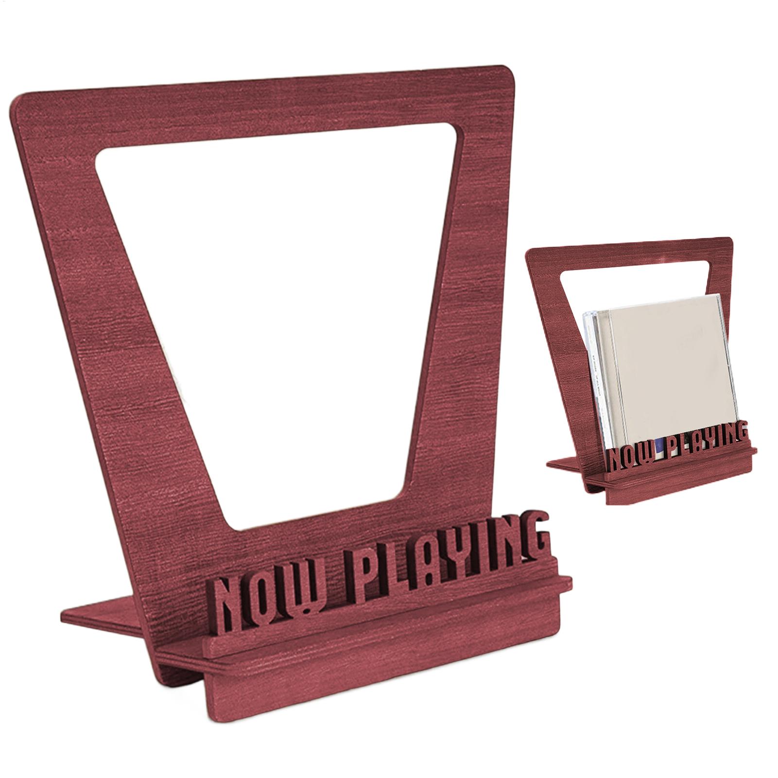 Display Stand Wood - Wooden Record Holder Playing Wood Stand