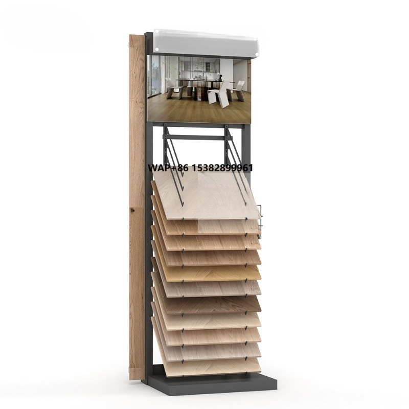 Display Stand Wood - Customizable Metal & Wood Combination Display