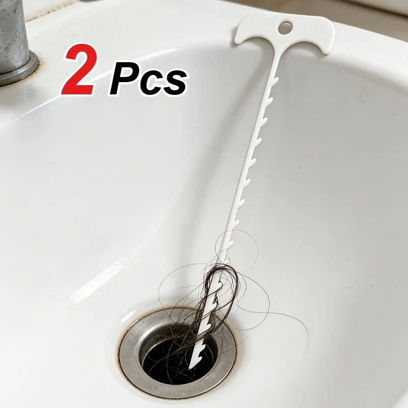 2 PCS Flexible Plastic Drainag - Root Hook Tool recension och pris