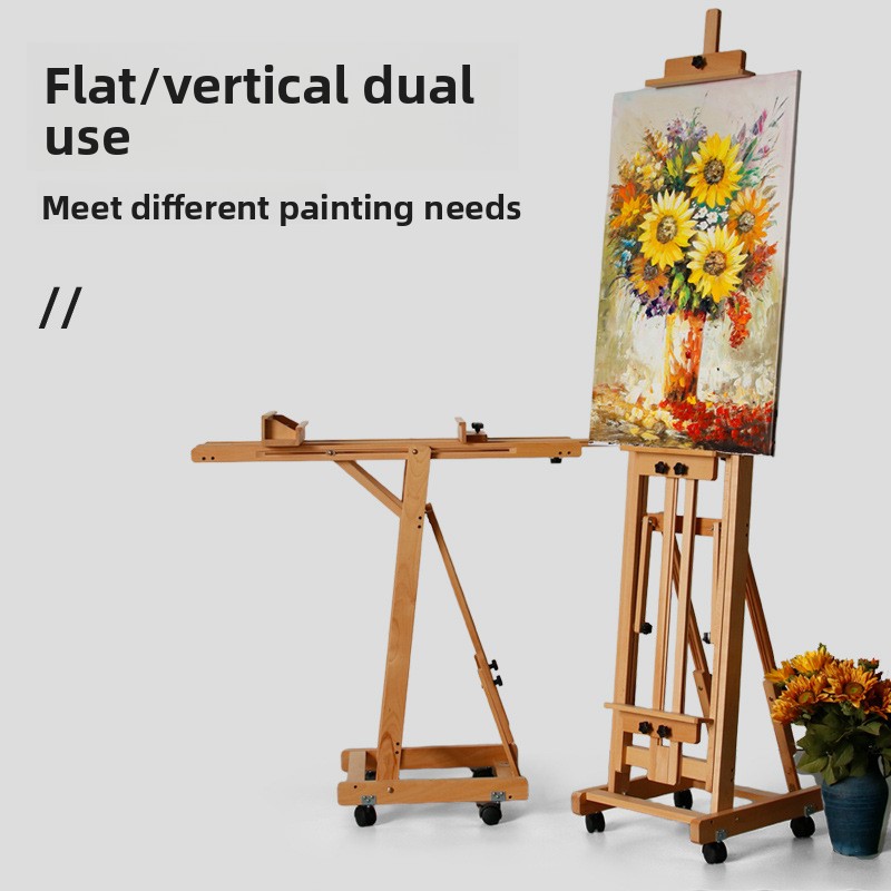 HXL Wooden Flat Vertical Easel - Display Stand Wood recension och pris