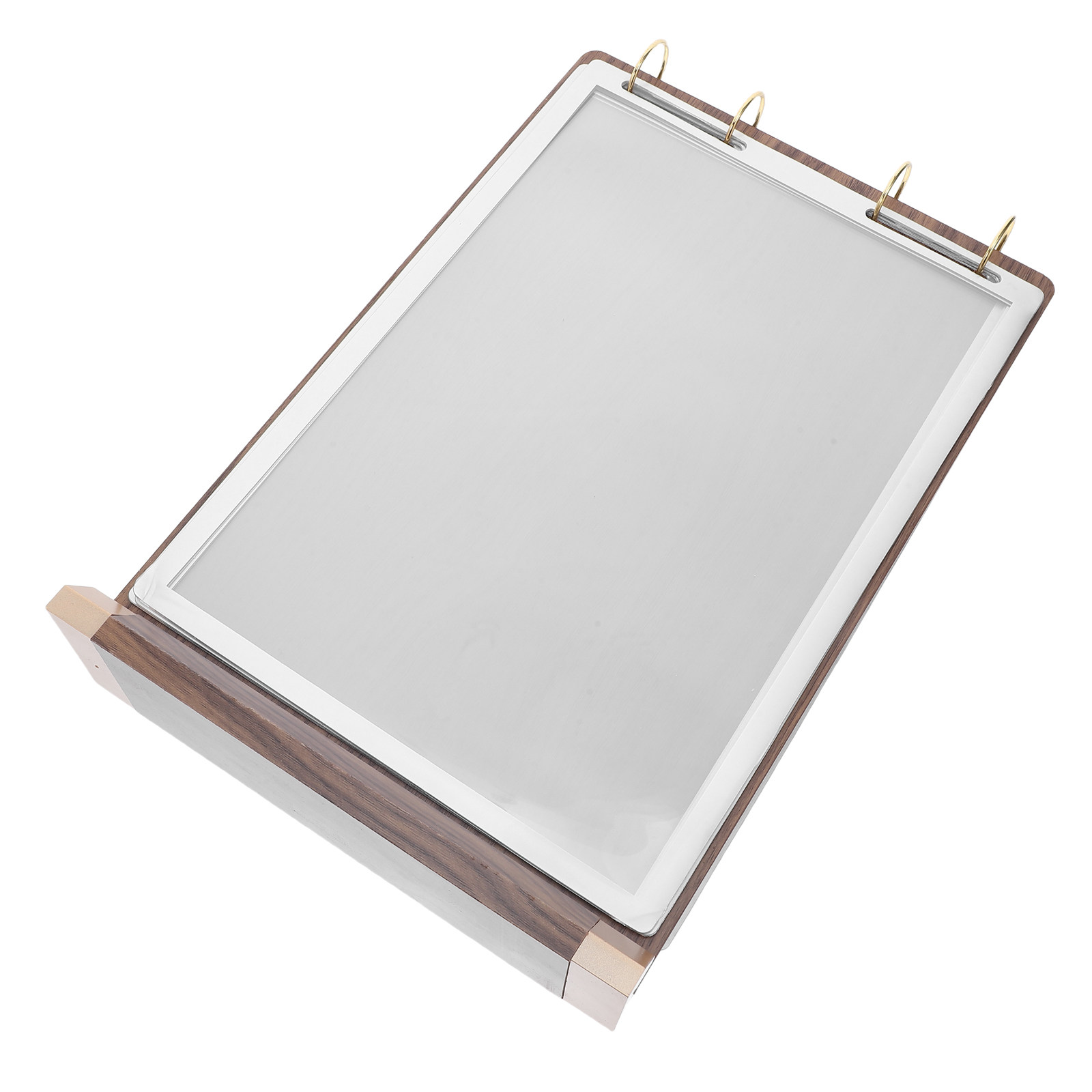 Walnut Wood A4 Menu Flip Displ - Display Stand Wood recension och pris