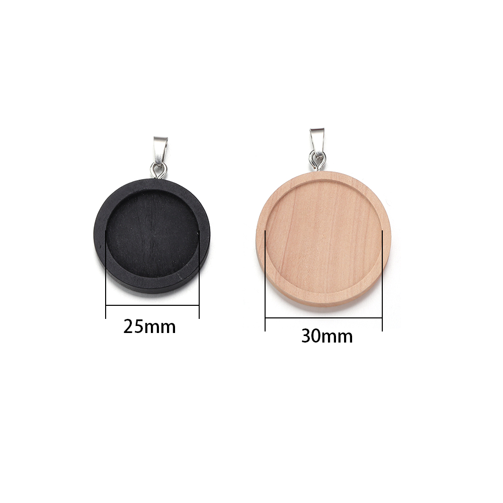 1-5pcs/lot 25 30mm Round Wood  - Display Stand Wood recension och pris