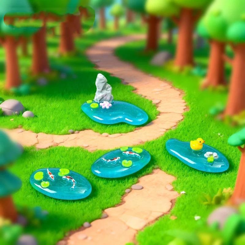 【MA】Mini Resin Pond Ornaments  - Bonsai Koi Garden recension och pris
