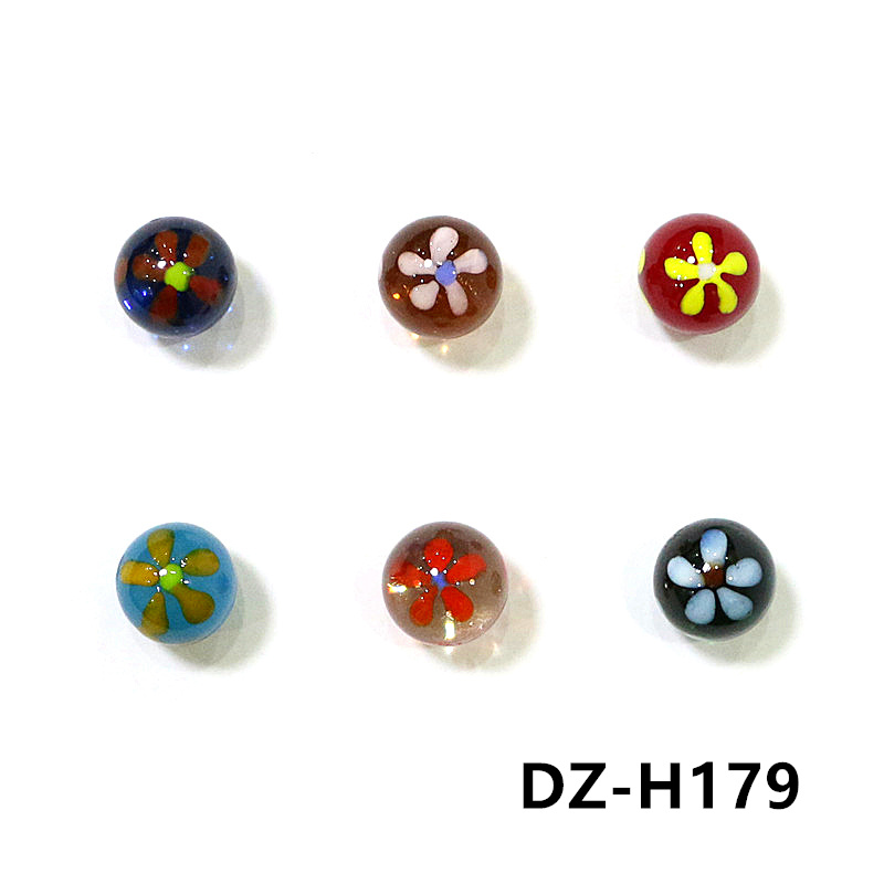6pcs 16mm Colorful Rare Glass  - Bonsai Garden Gift recension och pris