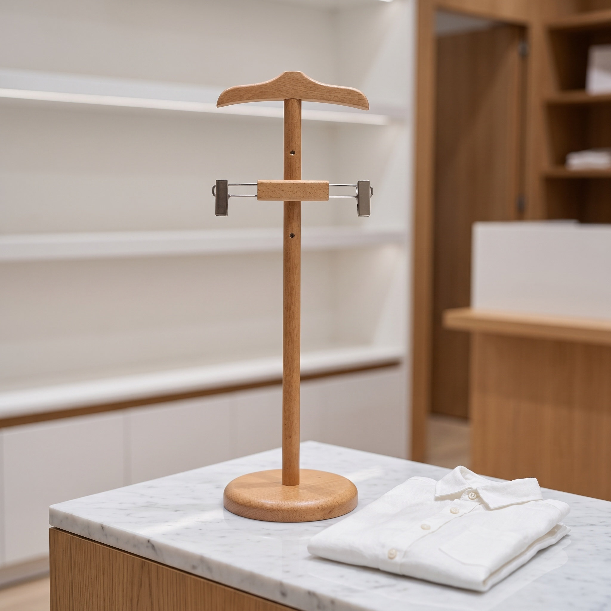 Baby Clothes Display Stand Adj - Display Stand Wood recension och pris
