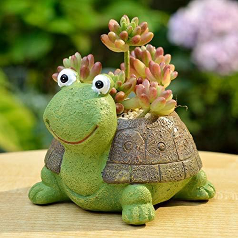 Cute Turtle Planter Succulent  - Bonsai Garden Gift recension och pris