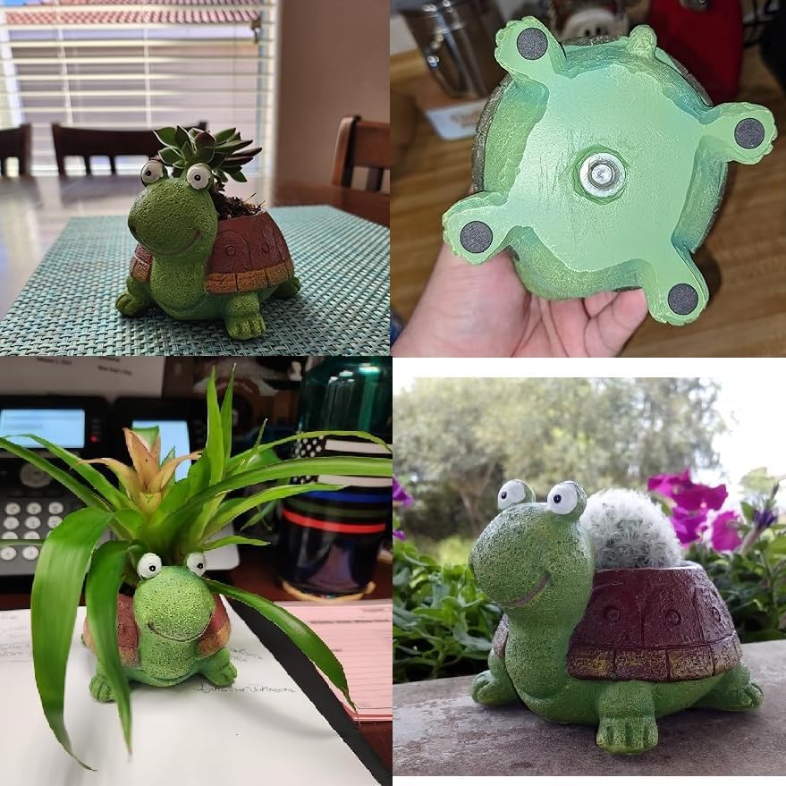 Cute Turtle Planter Succulent  - Bonsai Garden Gift recension och pris