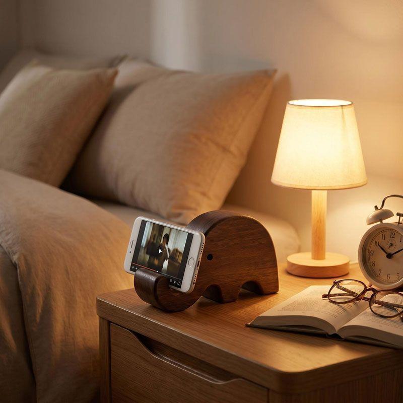 Simple Creative Solid Wood Bla - Display Stand Wood recension och pris