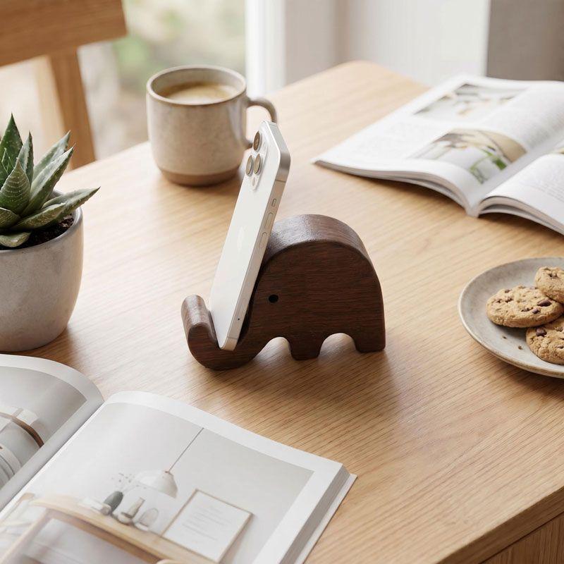 Simple Creative Solid Wood Bla - Display Stand Wood recension och pris