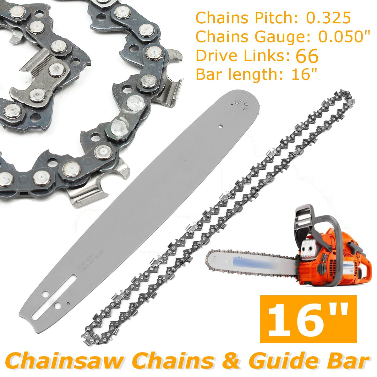 Chain Guide Bar and Chainsaw,  - Husqvarna Chainsaw 450 recension och pris