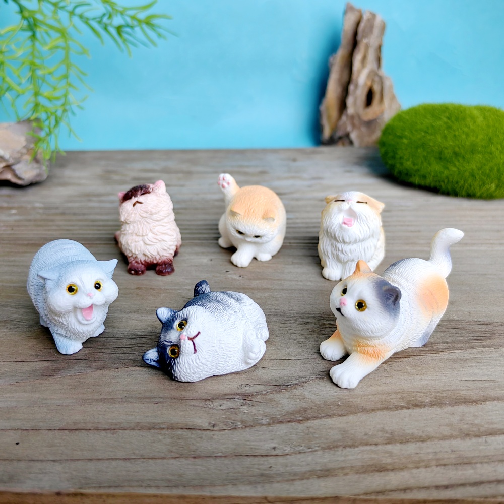6pc Cute Cat Dog Set Animal Gi - Bonsai Garden Gift recension och pris