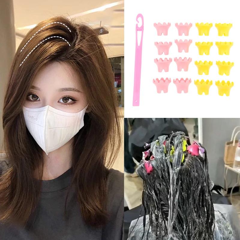 15/18Pcs Hair Root Perm Rods B - Root Hook Tool recension och pris