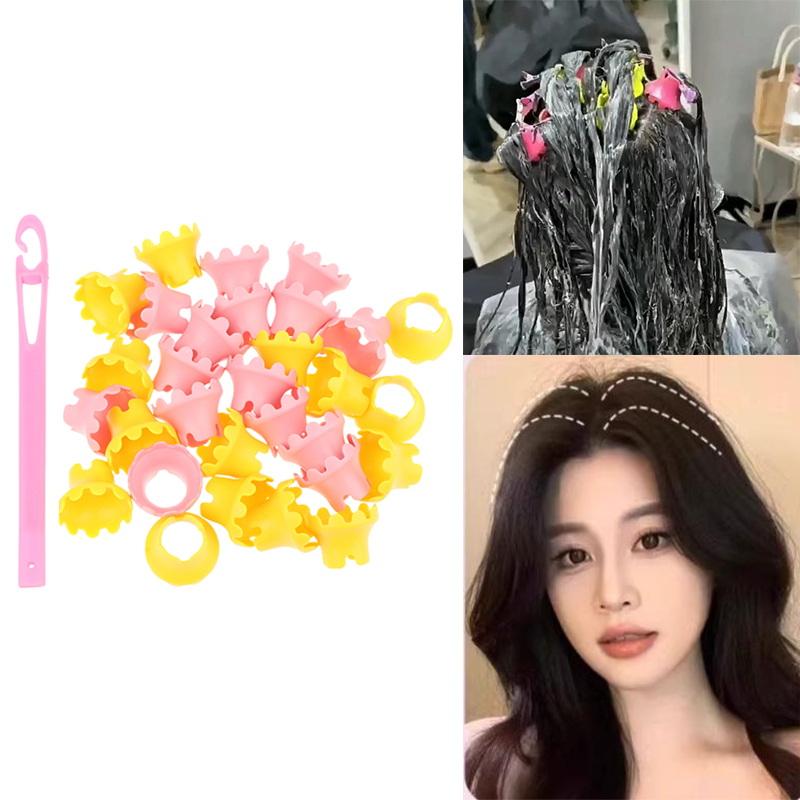 15/18Pcs Hair Root Perm Rods B - Root Hook Tool recension och pris