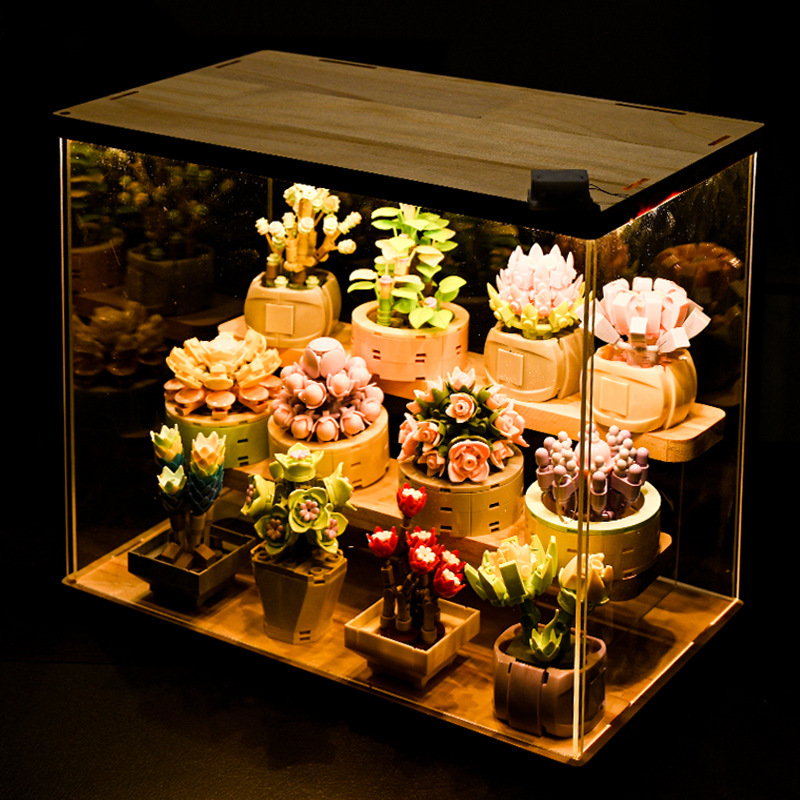 DIY MOC Potted Plants Succulen - Bonsai Garden Experts recension och pris