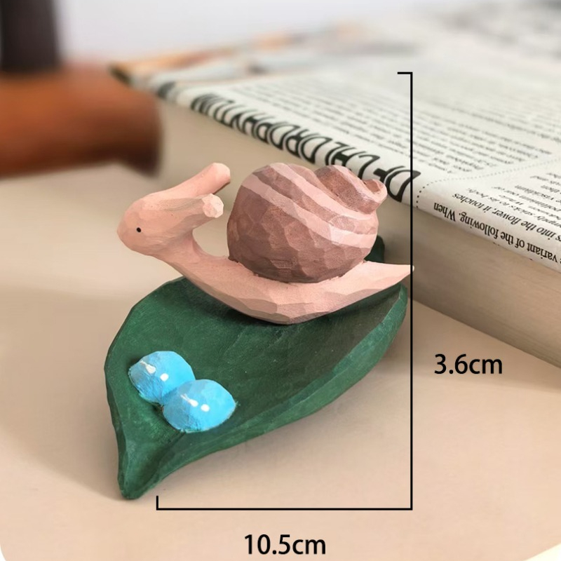Handmade Snail Dewdrop Leaf Wo - Bonsai Garden Gift recension och pris