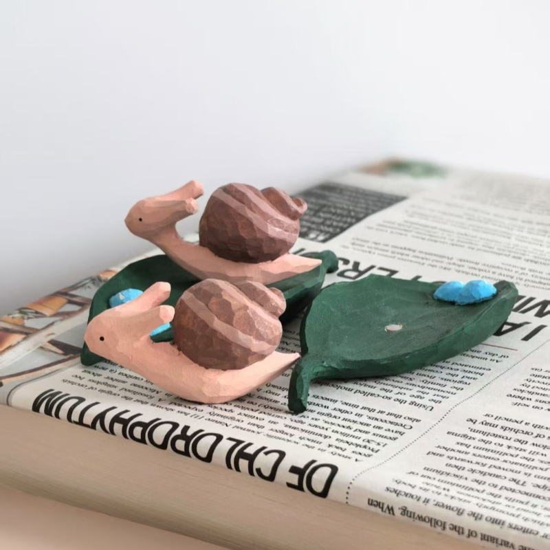 Handmade Snail Dewdrop Leaf Wo - Bonsai Garden Gift recension och pris