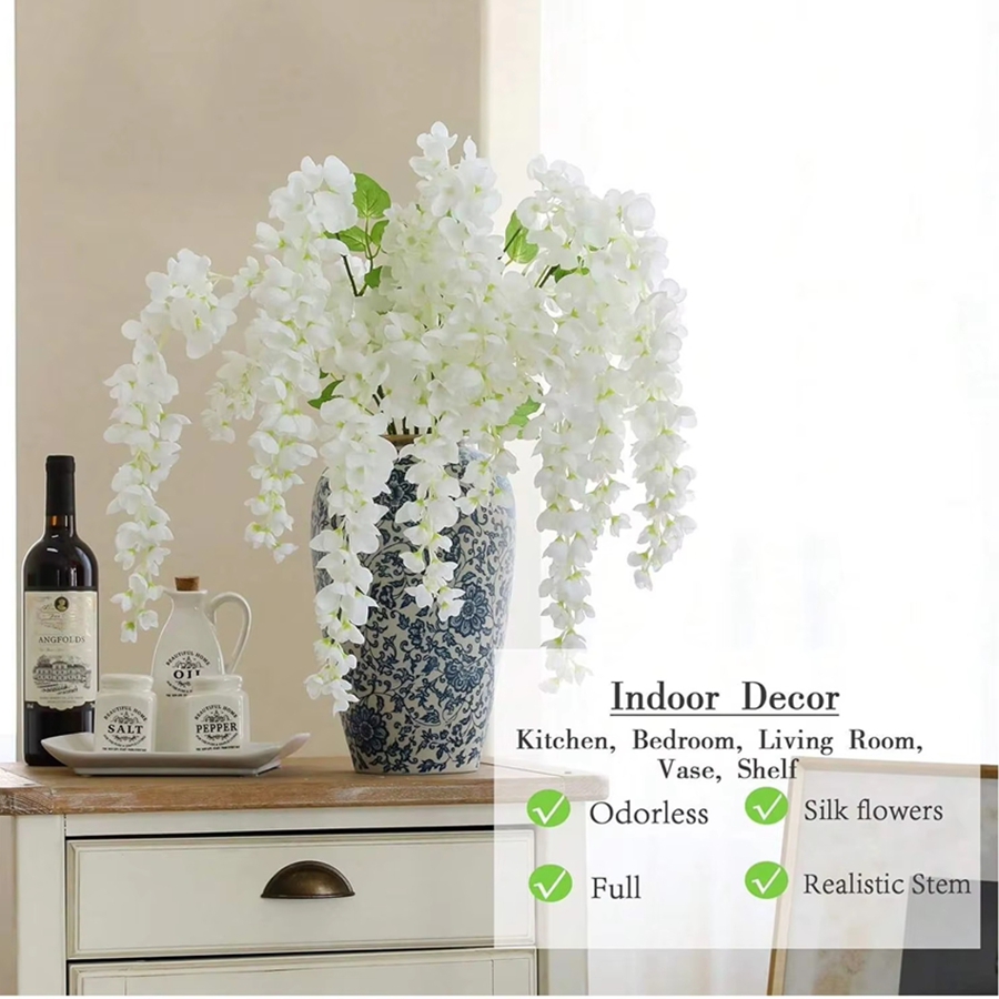 Artificial Flower Rattan Home  - Bonsai Garden Gift recension och pris