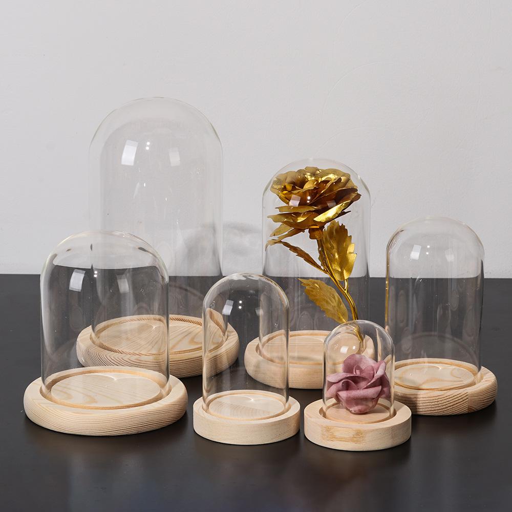 Glass Cloche Jar Display Stand - Display Stand Wood recension och pris