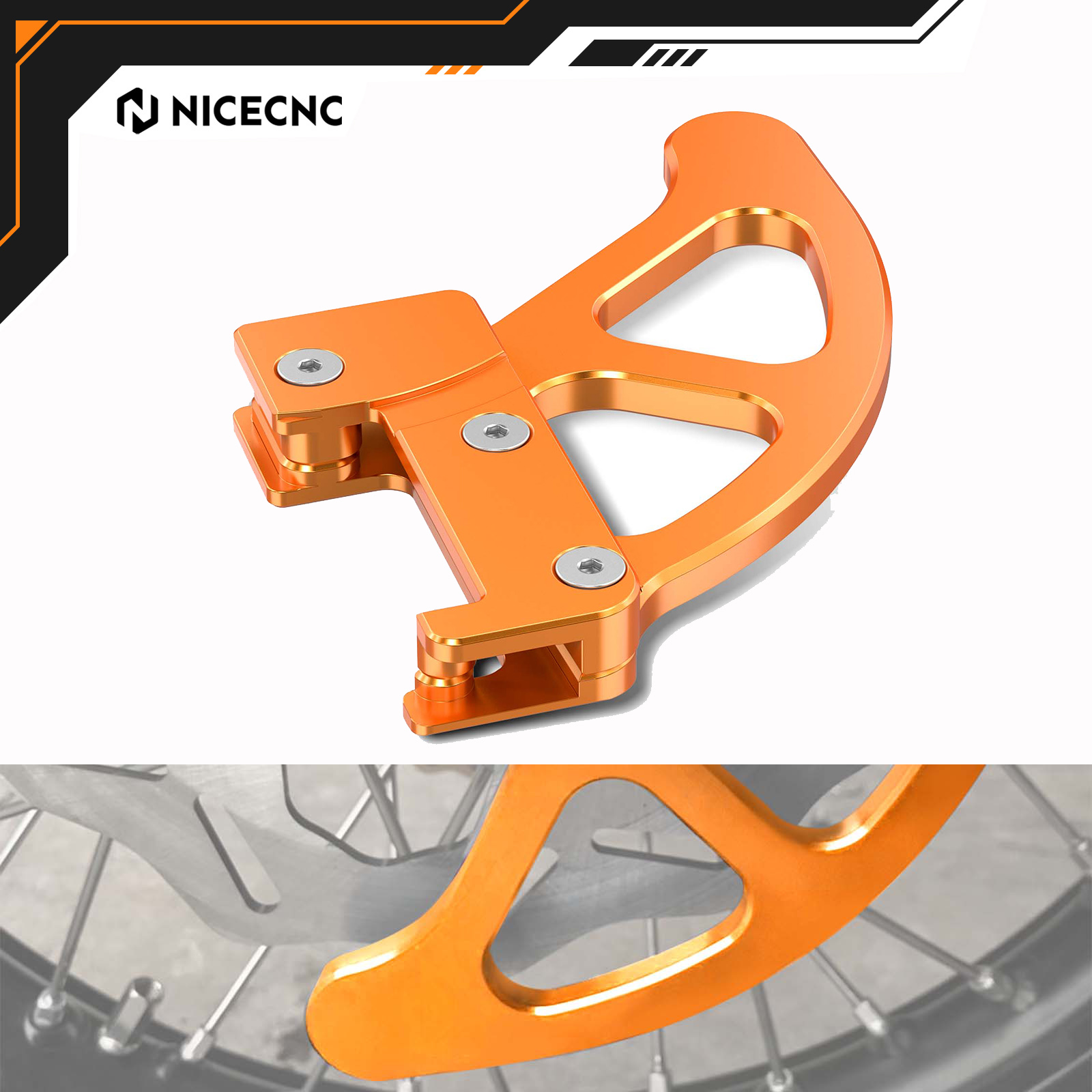 NICECNC Rear Brake Disc Guard  - Husqvarna Chainsaw 450 recension och pris
