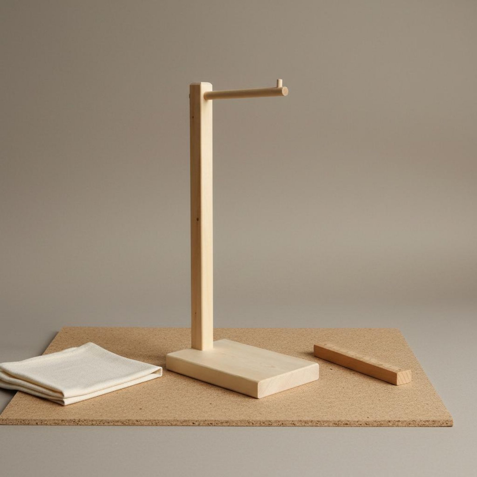 Pure Wood Bag Stand Sturdy Bas - Display Stand Wood recension och pris